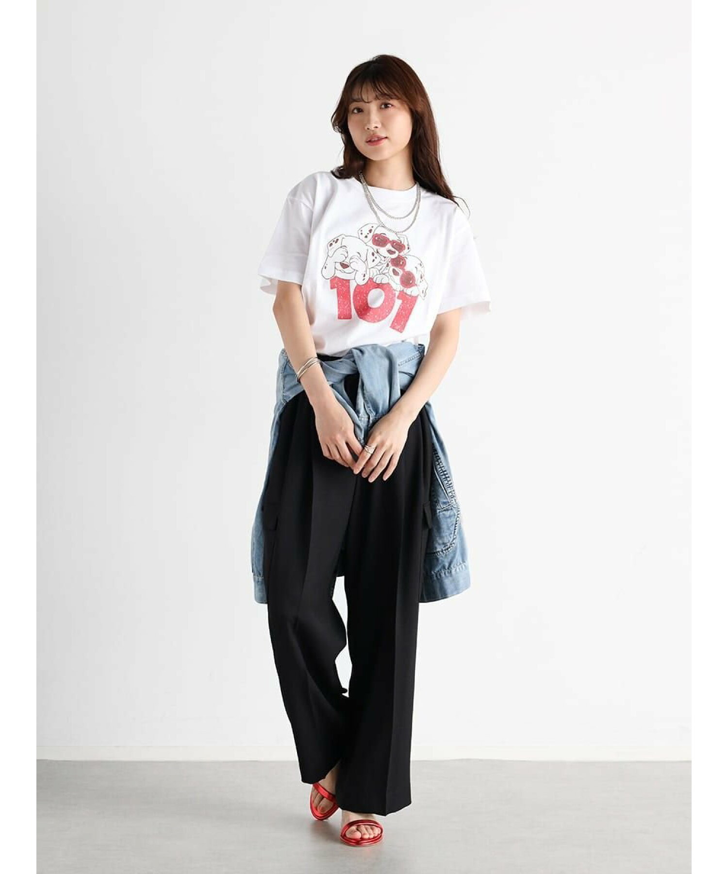 "101"プリントTシャツ